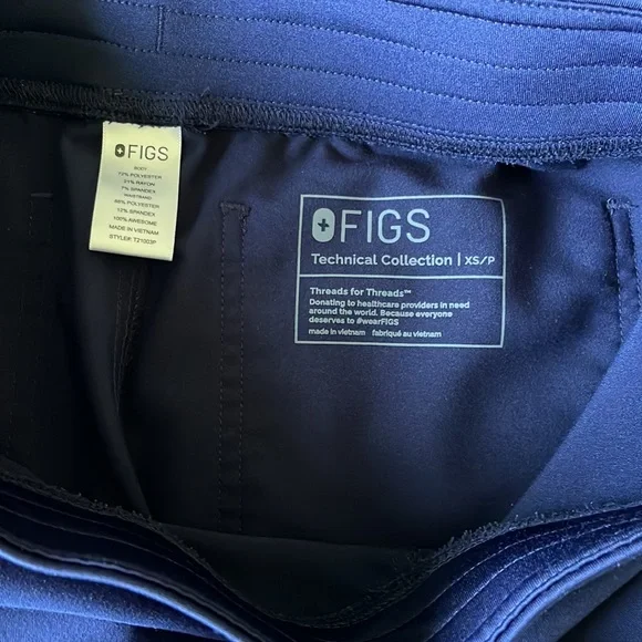 XSP Figs Navy Scrub Pants - Picture 3 of 3